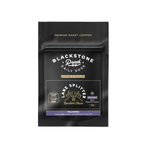 Blackstone Road Coffee Sample LANE SPLITTER SAMPLE
