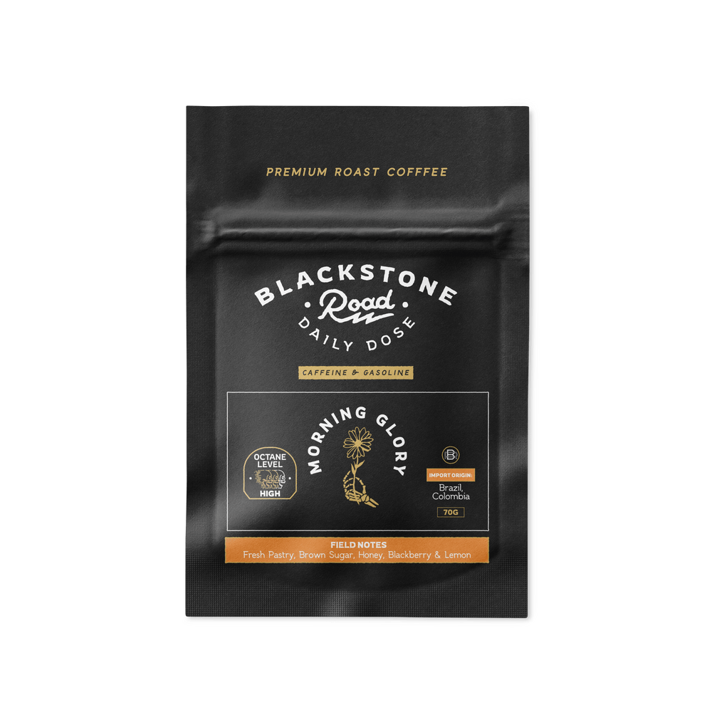 Blackstone Road Coffee Sample MORNING GLORY SAMPLE